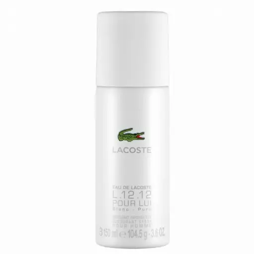 [LACO00054] LACOSTE EAU DE LACOSTE L.12.12 WHITE (M) 150ML DEODORANT SPRAY