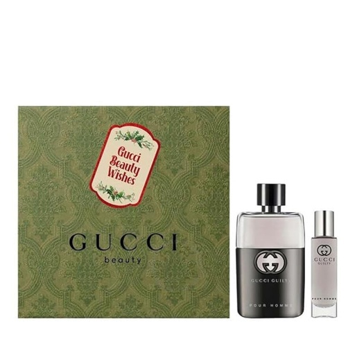 [GUCC00173] GUCCI GUILTY POUR HOMME (M) EDT 50ML + EDP 15ML TRAVEL SET