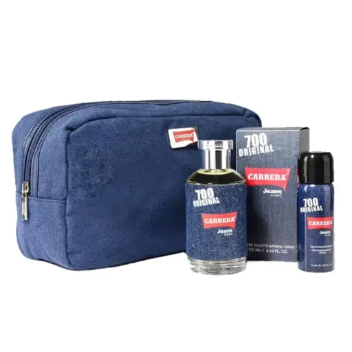 [CRJS00003] CARRERA JEANS 700 ORIGINAL UOMO (M) SET EDT 125ML + DEODORANT 50ML + BEAUTY CASE  
