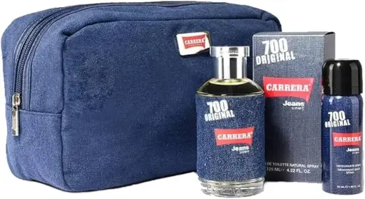 [CRJS00003] CARRERA JEANS 700 ORIGINAL UOMO (M) SET EDT 125ML + DEODORANT 50ML + BEAUTY CASE  