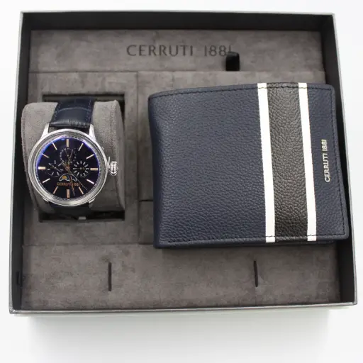 [CIWGF2224605SET] CERRUTI 1881 WATCH+WALLET SET CIWGF2224605