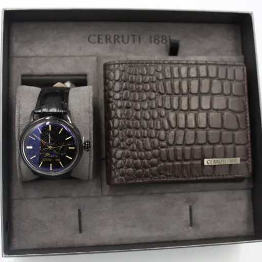 [CIWGF2224606SET] CERRUTI 1881 WATCH+WALLET SET CIWGF2224606
