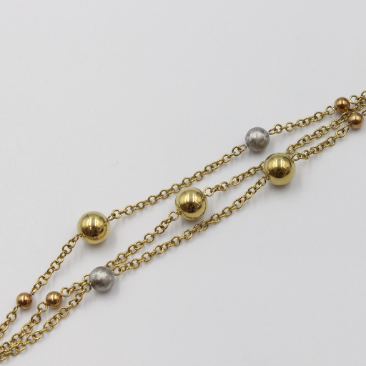 [P PJ 26541BSRG-03] POLICE SET NECKLACE - BRECLET P PJ 26541BSRG-03