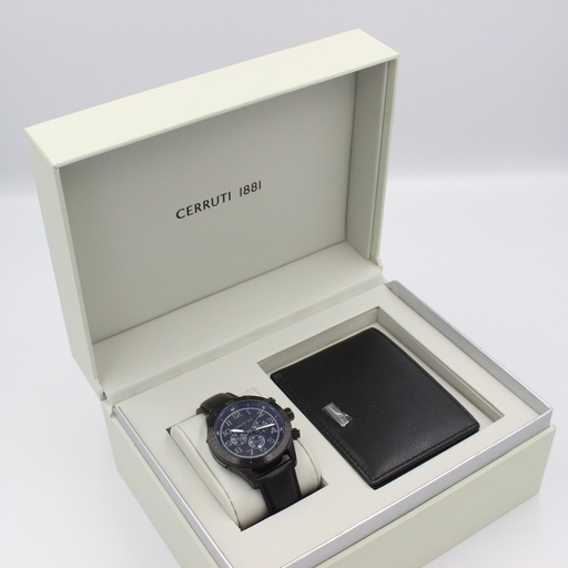 [C CRWA27005-SET] CERRUTI WATCH +WALLET SET C CRWA27005-S1
