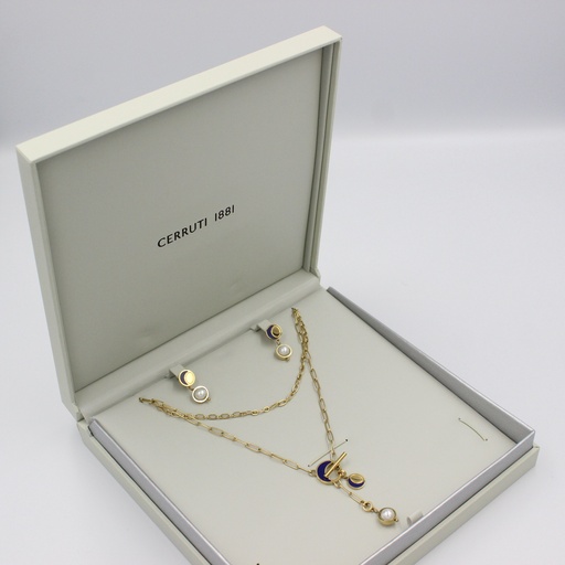 [CIJLN0001102-NE] CERRUTI ACC QAMAR NKL+ERG 
(2PC SET) CIJLN0001102-NE