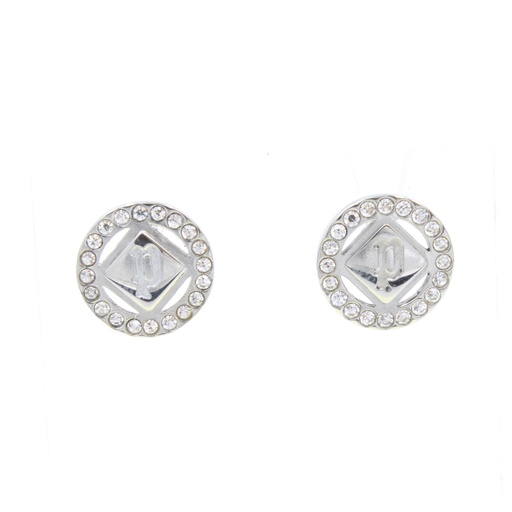 [PEJLE2102901] PE ORIENTAL SS EARRINGS WITH CRYSTALS
