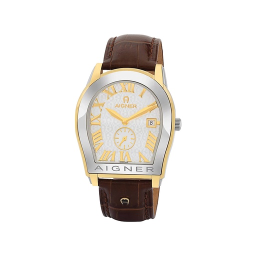 [A127100] AIGNER WATCHE STAINLESS STEEL LEATHER A127100