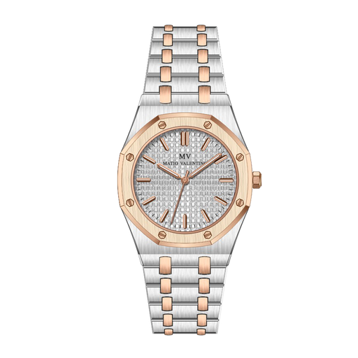 [MV6565L-1] MATIO VALENTINO (W) WATCH 2 TONE 3D DIAL