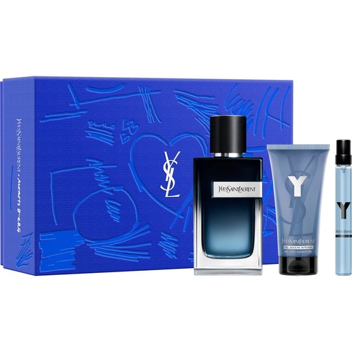 [1YX03J] YSL Y (M) SET EDP 100ML+10ML+S/G 50ML