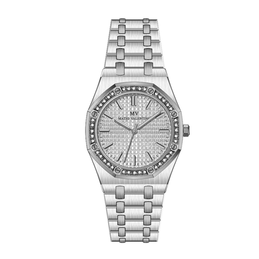 [MV6565L-2] MATIO VALENTINO (W) WATCH FULL SILVER WHITE DIAL