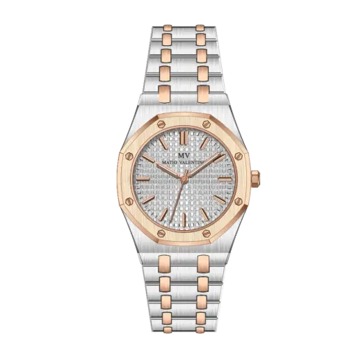 [MV6565L-8] MATIO VALENTINO (W) WATCH 2 TONE 3D DIAL