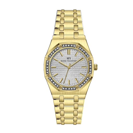 [MV6565L-01] MATIO VALENTINO (W) WATCH FULL GOLD 3D DIAL