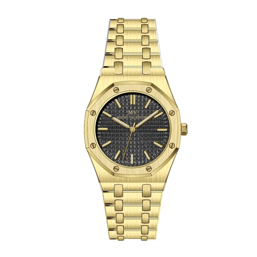 [MV6565L-04] MATIO VALENTINO (W) WATCH FULL GOLD BLACK DIAL