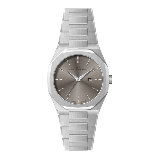 [MV5038G-2] MATIO VALENTINO (M) WATCH SILVER SILVER DIAL 