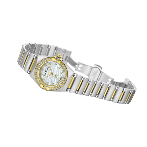[MV7085L-4] MATIO VALENTINO (W) WATCH 2 TONE MOP STAR DIAL 