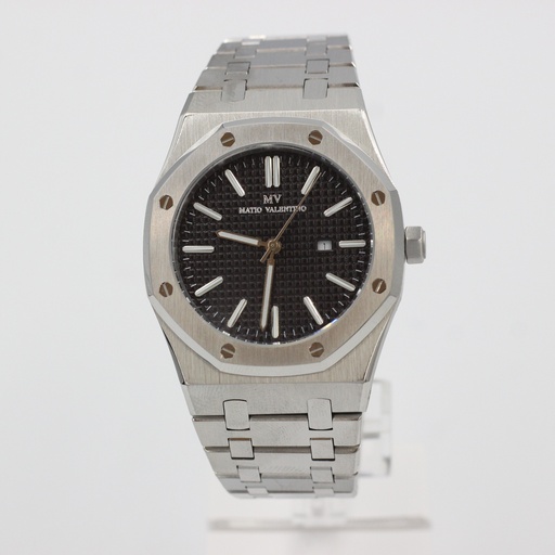 [MV6555G-4] MATIO VALENTINO (M) WATCH AP DESIGN BLACK DIAL