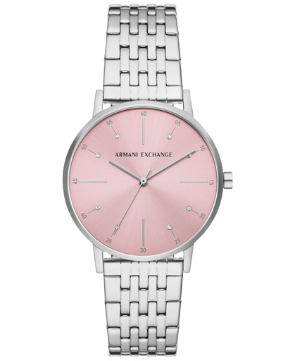 [723763317412] Armani Exchange Women's Armani Exchange Three-Hand Stainless Steel Watch