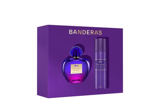 ANTONIO BANDERAS HER SECRET DESIRE (W) SET EDT 80ML + DEODORANT SPRAY 150ML 