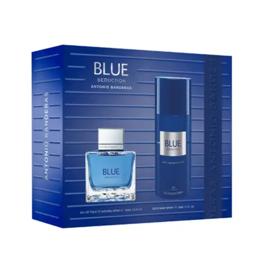 ANTONIO BANDERAS BLUE SEDUCTION (M) SET EDT 100ML + DEODORANT 150ML 