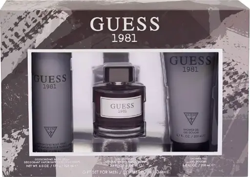 GUESS 1981 (M) SET EDT 100ML + SG 200ML + BODY SPRAY 226ML 