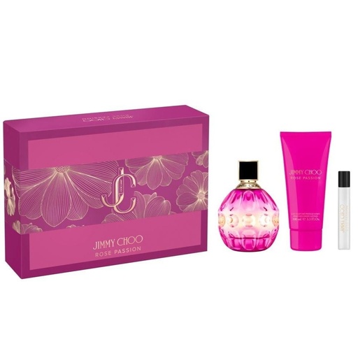 JIMMY CHOO ROSE PASSION (W) SET EDP 100ML + EDP 7.5ML + BL 100ML