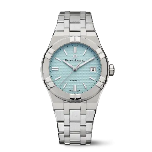 [AI6008-SS00F-431-C] MAURICE LACROIX AIKON Automatic Summer Edition 42mm Turquoise Watch
