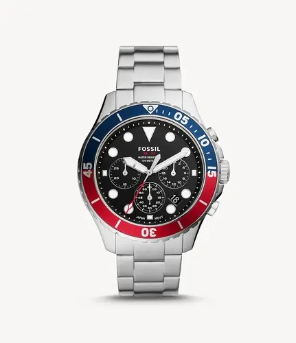 [FS5767] FOSSIL Chronograph Quartz Black Dial Men's Watch FS5767