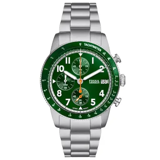 [FS6048] FOSSIL Sport Tourer Chronograph Stainless Steel Watch-FS6048