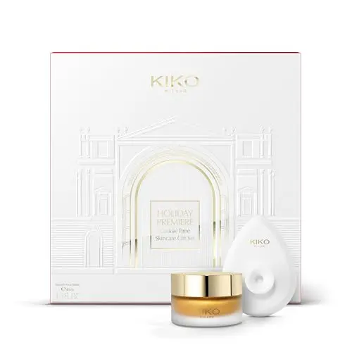 KIKO Milano Holiday Premiere Cuddle Time Skincare Gift Set | Skincare Gift Set: Brightening Face Mask And Cleansing Tool
