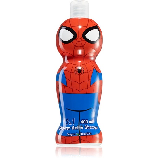 AIR VAL MARVEL SPDERMAN S/G & SHAMPO 400 ML 