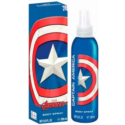 [P009010] Captain America by Marvel AVENGERS BODY SPRAY 200 ML MEN