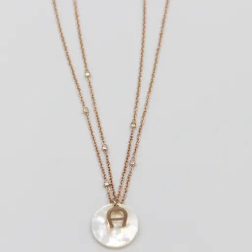 [ARJLN0000203] Aigner Necklace 003 Rose gold 