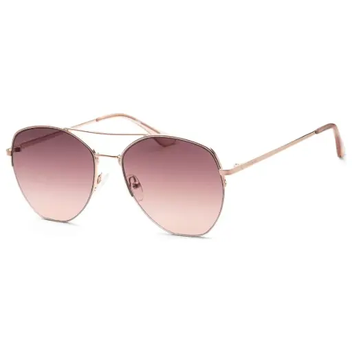 [CK20121S-780] Calvin Klein Men's Rose Gold Aviator Sunglasses CK20121S-780 