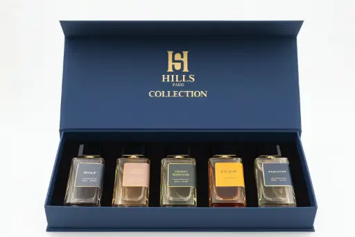 HILLS PARIS PERFUME COLLECTION BLUE (5PSC X 50ML)