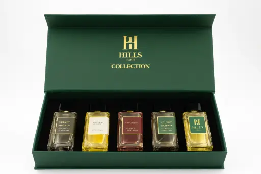 HILLS PARIS PERFUME COLLECTION GREEN(5PSC X 50ML)  