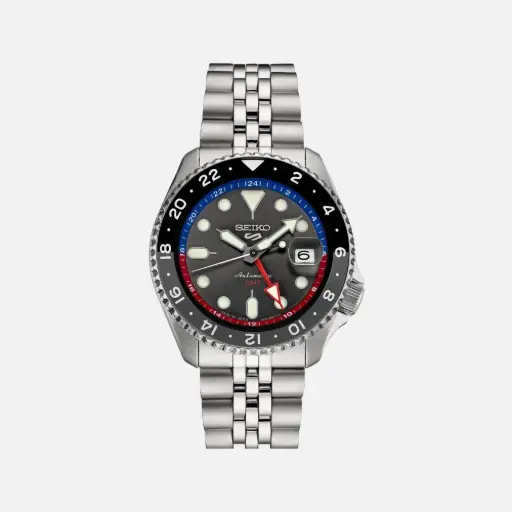 [SSK019] Seiko 5 Sports SSK019 GMT Black Dial Automatic Watch