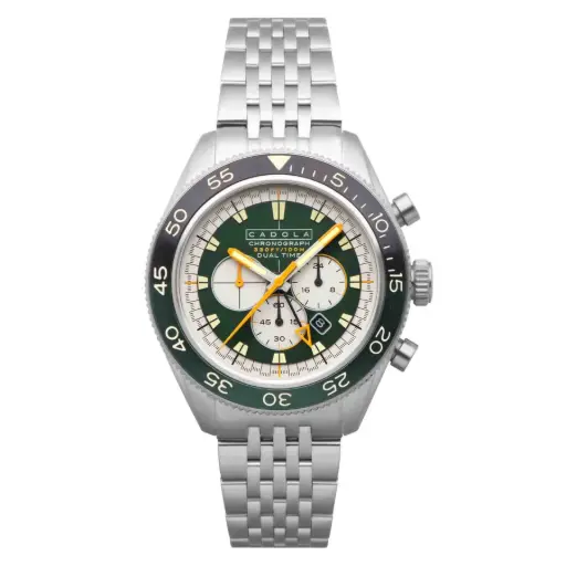 [CD-1036-11] Cadola Ahrens Chronograph Racing Green Watch