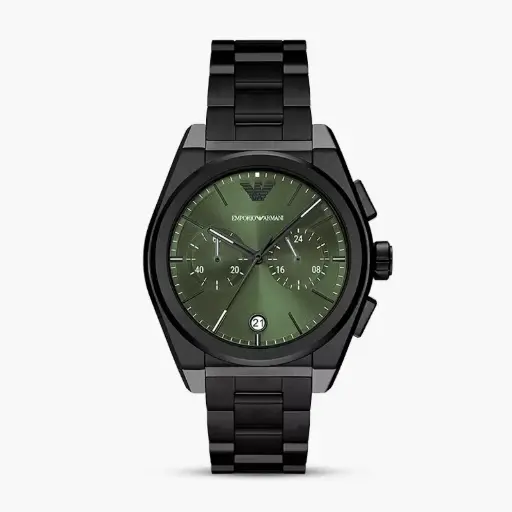 [AR11562] Emporio Armani Federico Chronograph Green Dial Men's Watch | AR11562