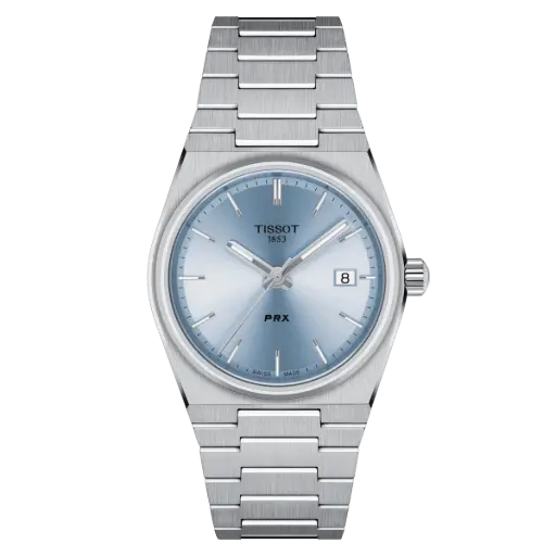 [T1372101135100] Tissot PRX Quartz Light Blue - 35mm | T1372101135100