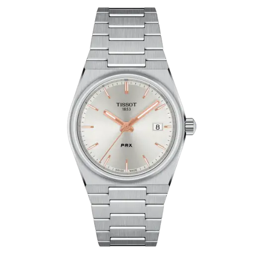 [T1372101103100] Tissot PRX Quartz White - 35mm | T1372101103100