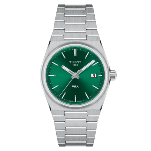 [T1372101108100] Tissot PRX Quartz Green - 35mm | T1372101108100