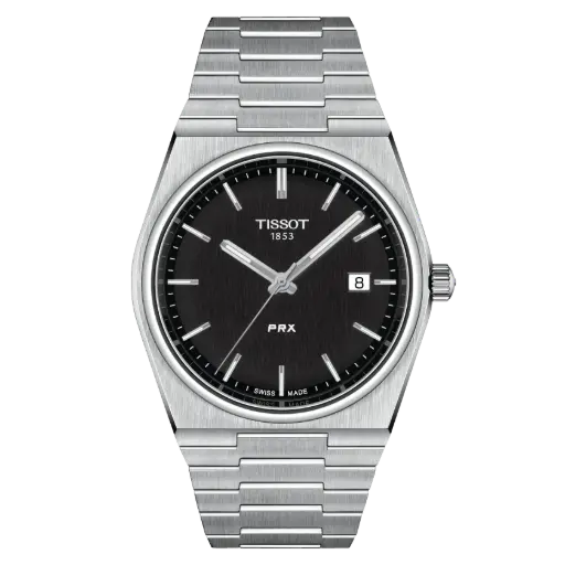 [T1374101105100] Tissot PRX Quartz Black - 40mm | T1374101105100