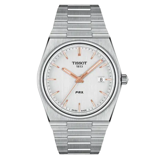 [T1374101103100] Tissot PRX Quartz White - 40mm | T1374101103100