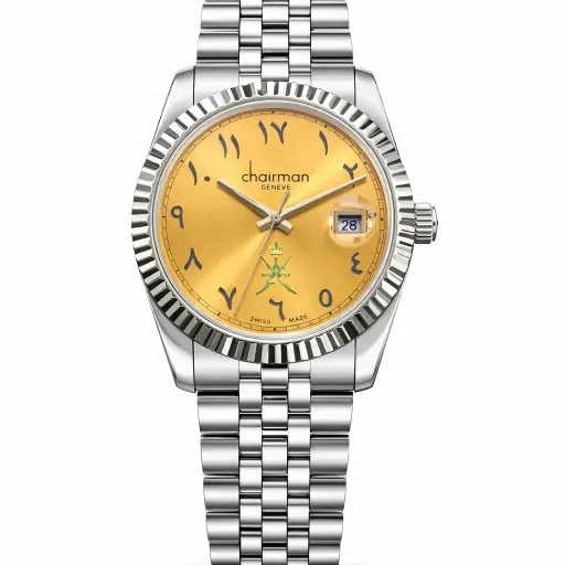 [CH5001DD] Chairman Geneve Stainless Steel Watch