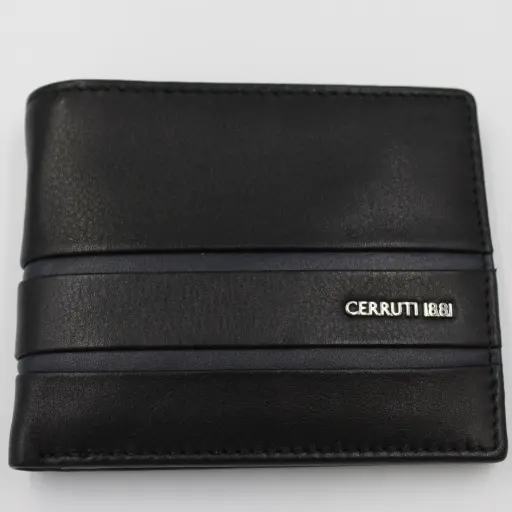 [CEPU05065M] Cerruti 1881 Black Wallet CEPU05065M