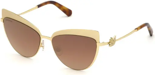 [SW220 32G] SWAROVSKI  SW220 32G Gold Sunglasses   