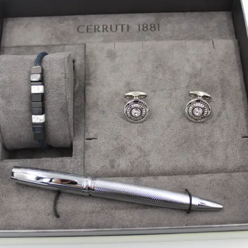 [CER25060052] CERRUTI CUFF+PEN+BRACLET MAN SET CER25060052