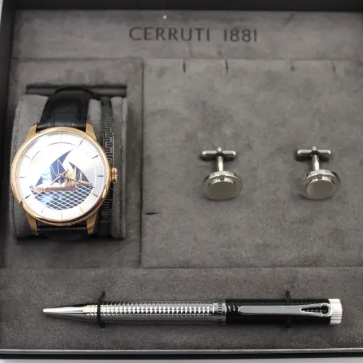 [CRPNFW240901C] CERRUTI 1881 WATCH+CUFF+PEN+BRACLET MAN SET CRPNFW240901C