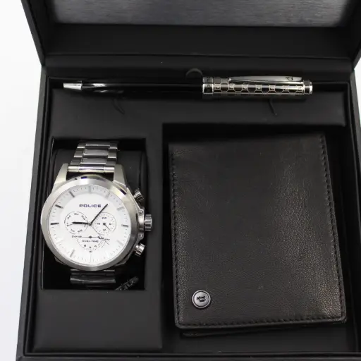 [POL005] POLICE WATCH MAN +PEN + WALLET (3PIS) POL005
