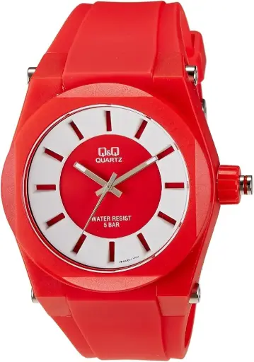[VR32J007Y] Q&Q WATCH RED VR32J007Y 